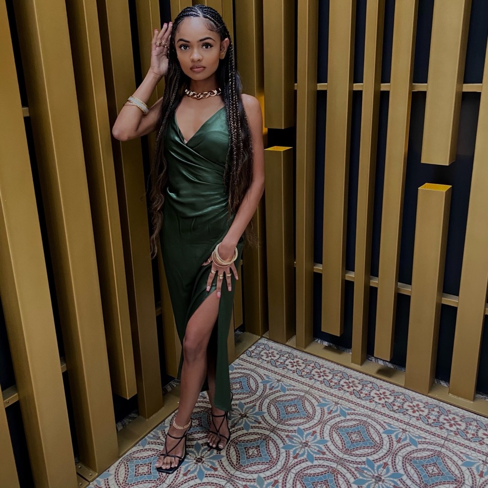 Satin dress